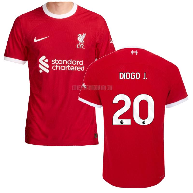 camiseta diogo j. liverpool edición de jugador primera 2023-2024