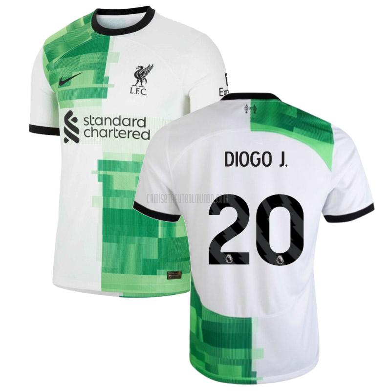camiseta diogo j liverpool segunda 2023-2024