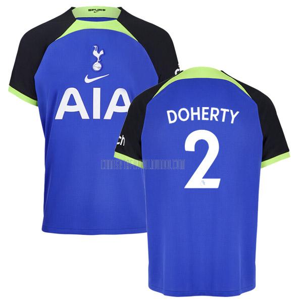 camiseta doherty tottenham hotspur segunda 2022-2023