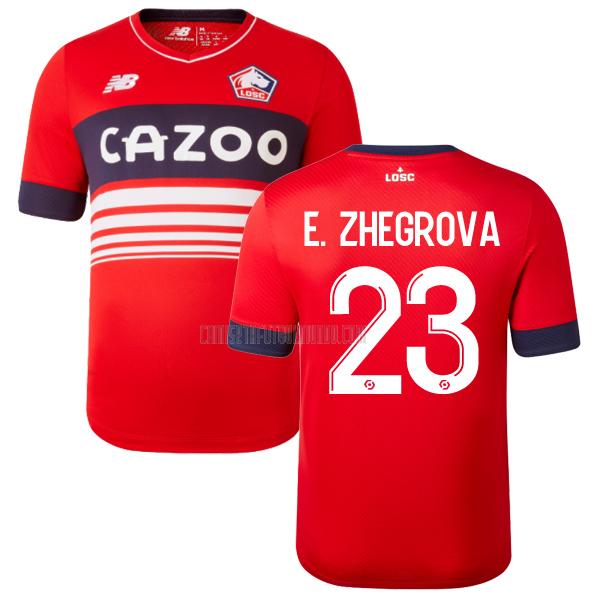 camiseta e. zhegrova lille primera 2022-2023