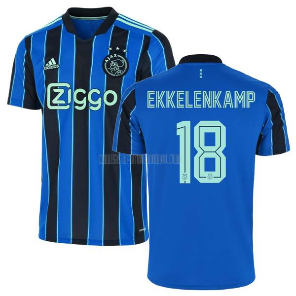 camiseta ekkelenkamp del ajax del segunda 2021-2022