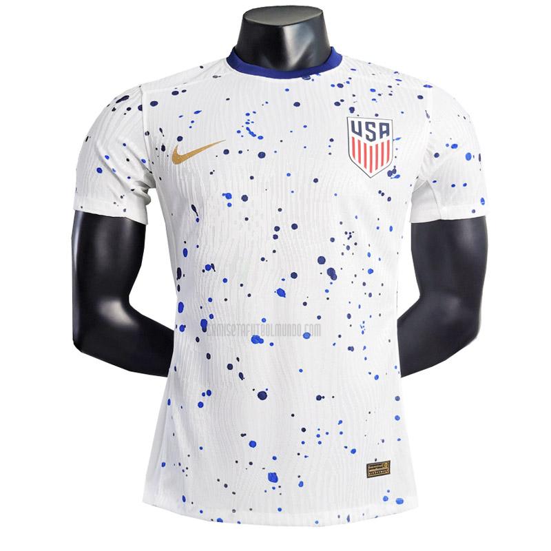 camiseta estados uniños copa mundial femenina edición de jugador primera 2023