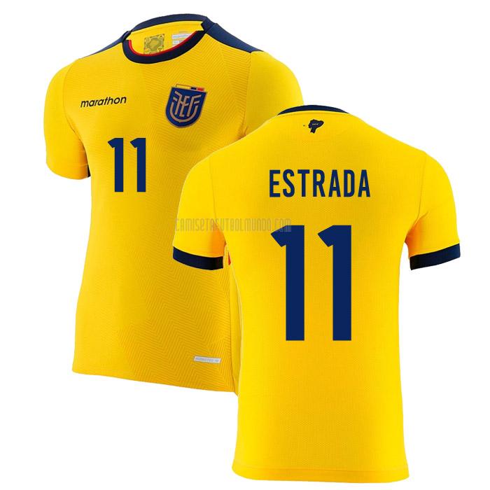 camiseta estrada ecuador copa mundial primera 2022