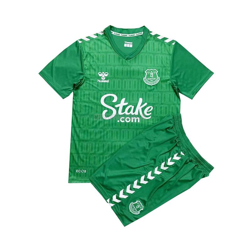 camiseta everton niños portero verde 2023-2024