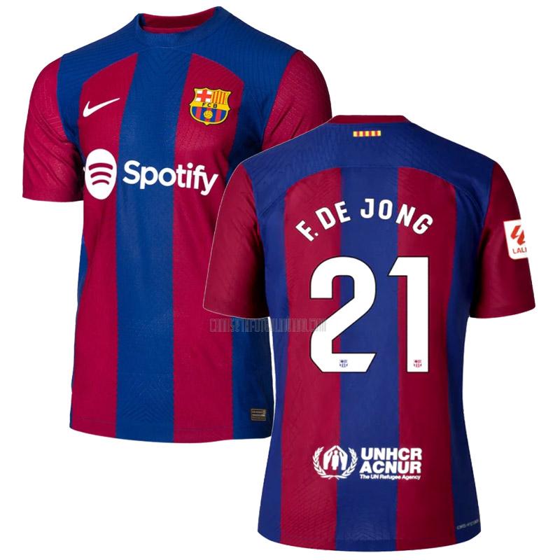 camiseta f. de jong barcelona edición de jugador primera 2023-2024