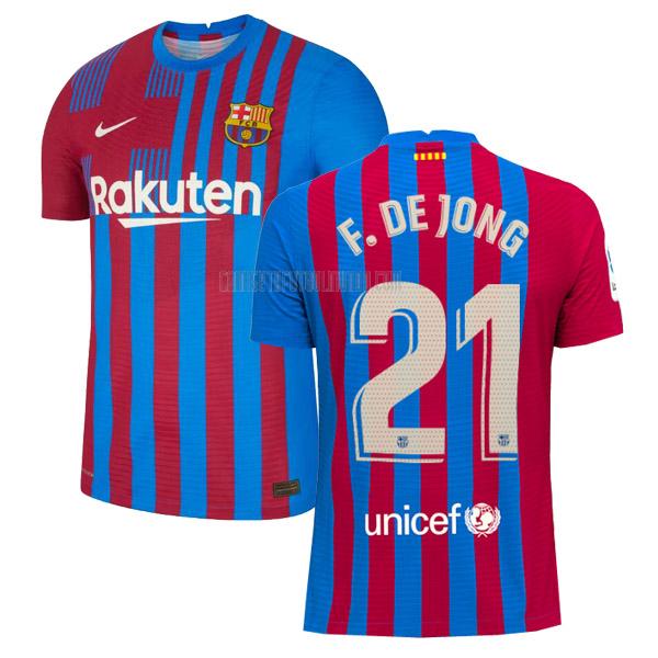 camiseta f. de jong barcelona primera 2021-2022