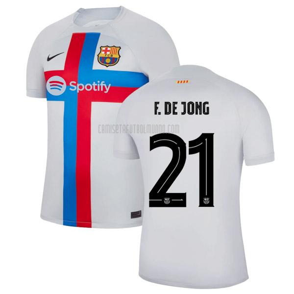 camiseta f. de jong barcelona tercera 2022-2023