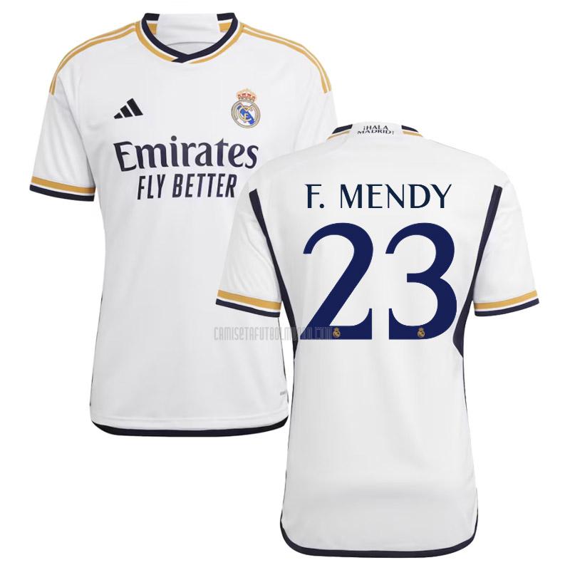 camiseta f. mendy real madrid primera 2023-2024