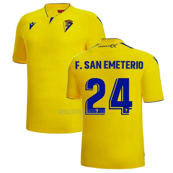 camiseta f. san emeterio cadiz primera 2022-2023