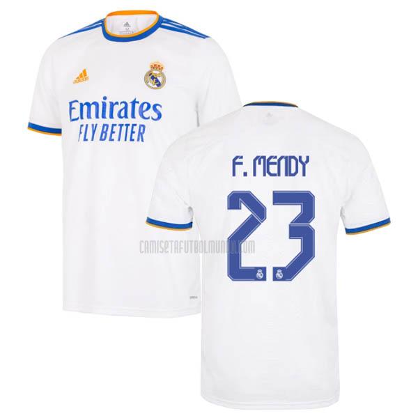 camiseta f.mendy del real madrid del primera 2021-2022