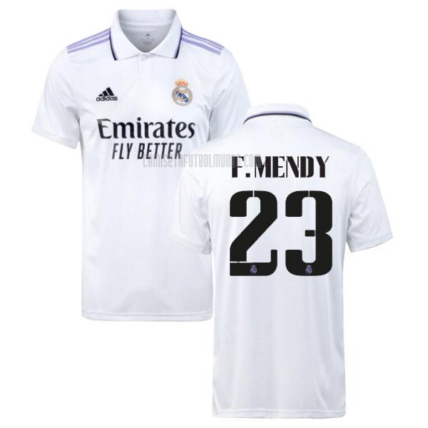 camiseta f.mendy real madrid primera 2022-2023