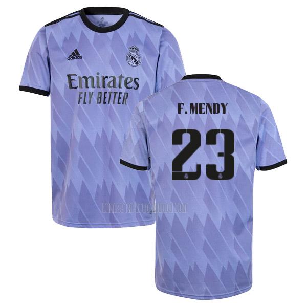 camiseta f.mendy real madrid segunda 2022-2023