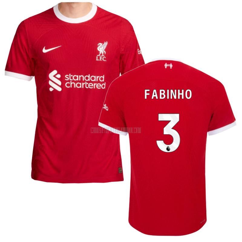 camiseta fabinho liverpool edición de jugador primera 2023-2024