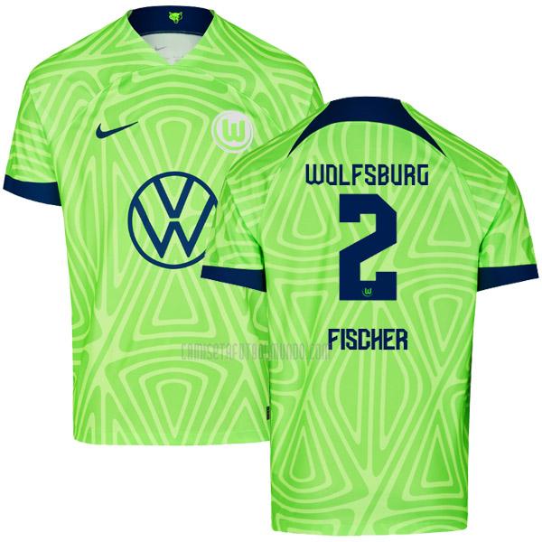 camiseta fischer wolfsburg primera 2022-2023