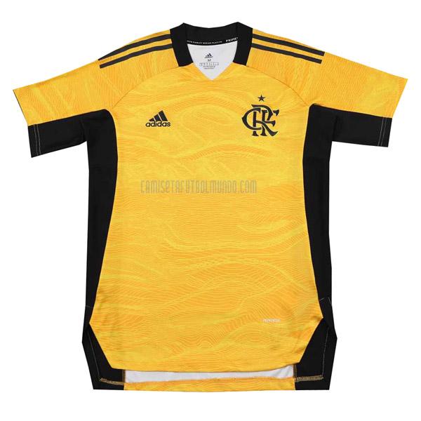 camiseta flamengo portero amarillo 2021-2022
