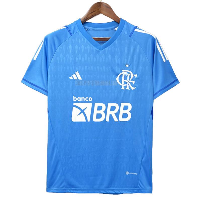 camiseta flamengo portero azul 2023-2024