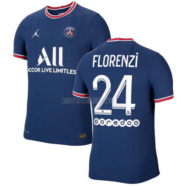 camiseta florenzi del paris saint-germain del primera 2021-2022