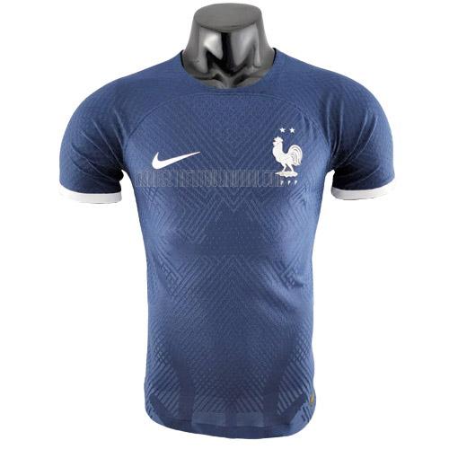 camiseta francia edición de jugador azul marino 2022