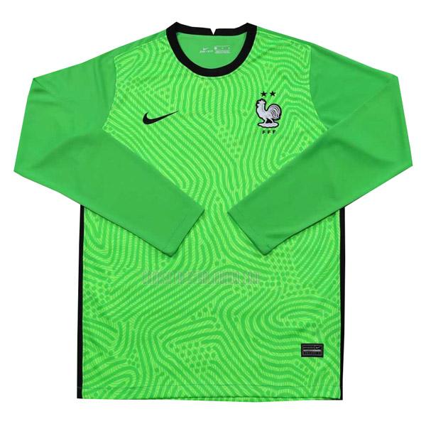 camiseta francia portero verde 2021
