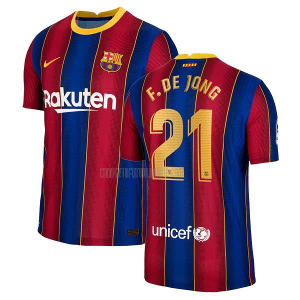 camiseta frenkie de jong del barcelona del primera 2020-2021