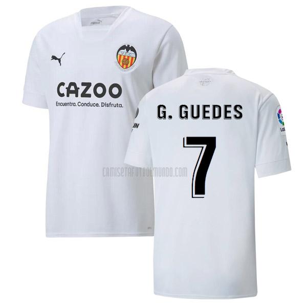 camiseta g. guedes valencia primera 2022-2023