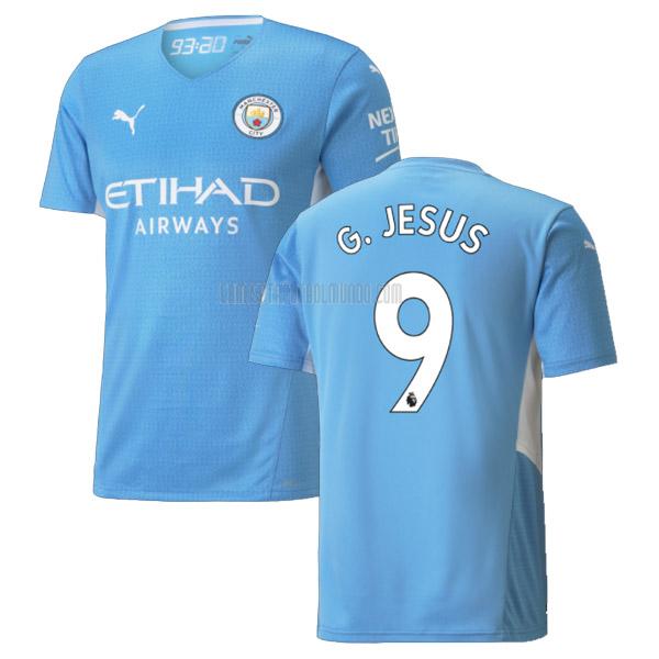 camiseta g.jesus del manchester city del primera 2021-2022