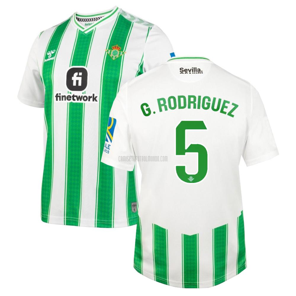 camiseta g.rodriguez real betis primera 2023-2024