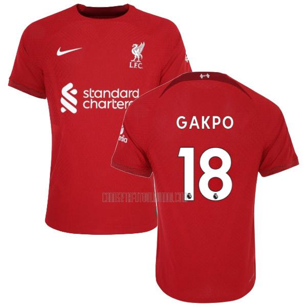 camiseta gakpo liverpool primera 2022-2023