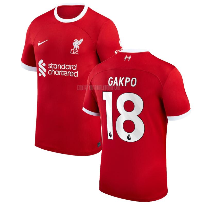 camiseta gakpo liverpool primera 2023-2024