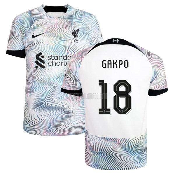 camiseta gakpo liverpool segunda 2022-2023
