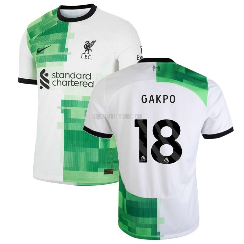 camiseta gakpo liverpool segunda 2023-2024