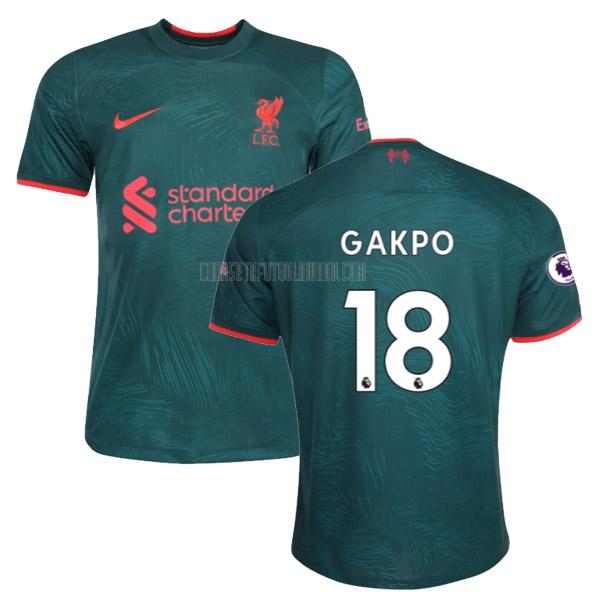 camiseta gakpo liverpool tercera 2022-2023