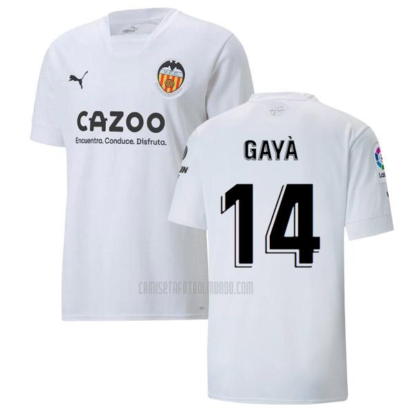 camiseta gayà valencia primera 2022-2023