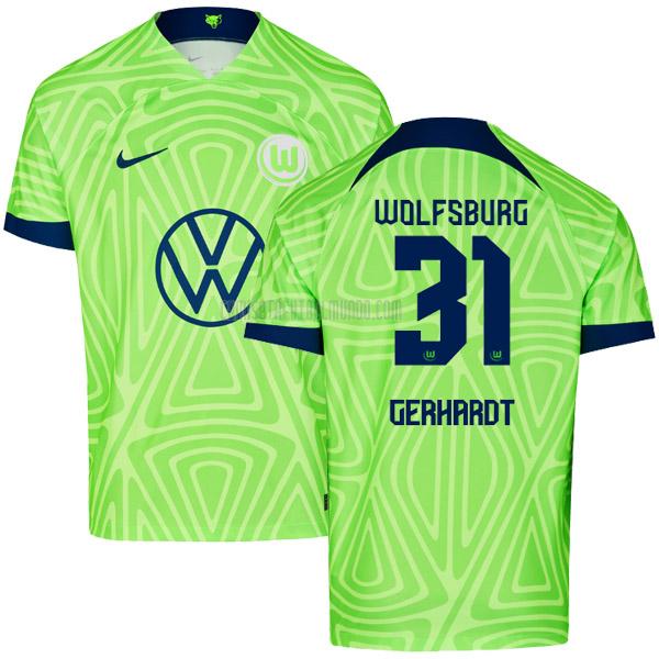 camiseta gerhardt wolfsburg primera 2022-2023