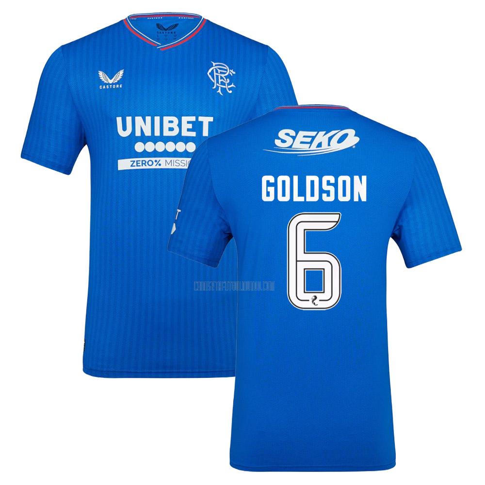 camiseta goldson rangers primera 2023-2024