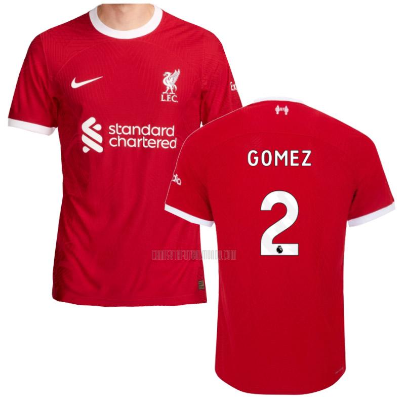 camiseta gomez liverpool edición de jugador primera 2023-2024