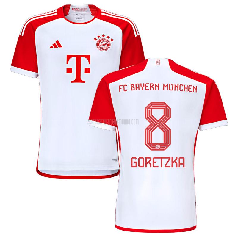 camiseta goretzka bayern munich primera 2023-2024