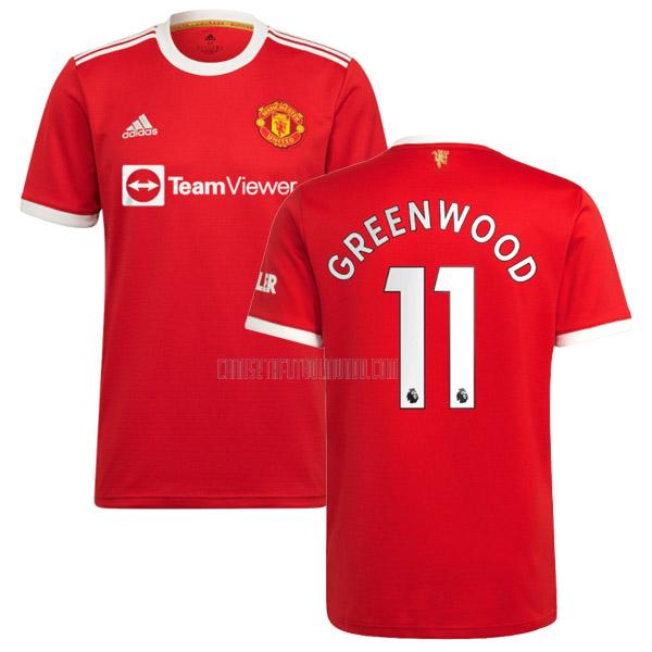 camiseta greenwood del manchester united del primera 2021-2022