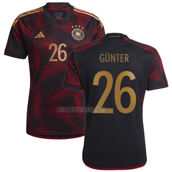 camiseta günter alemania copa mundial segunda 2022