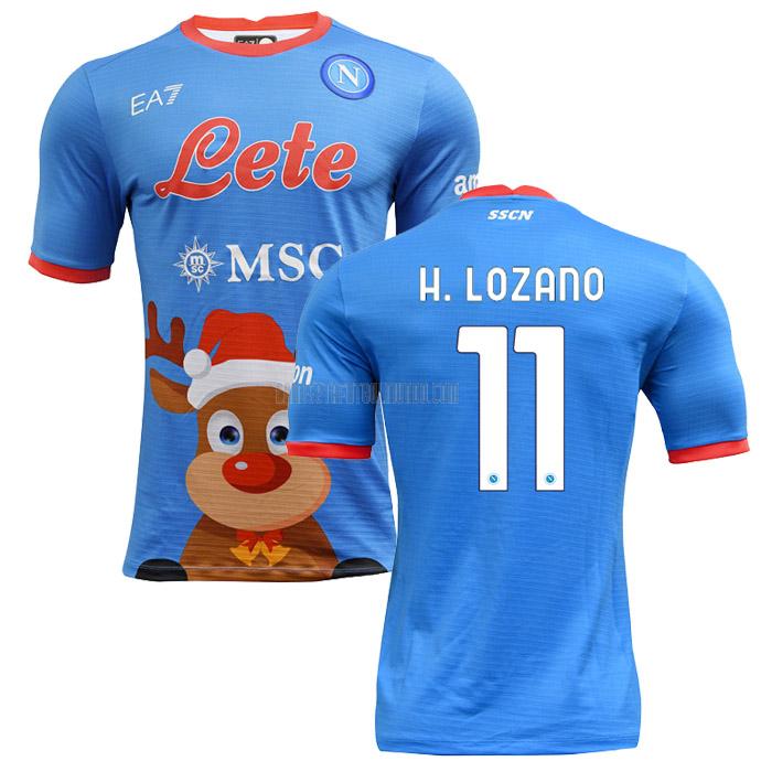 camiseta h. lozano napoli christmas 2022