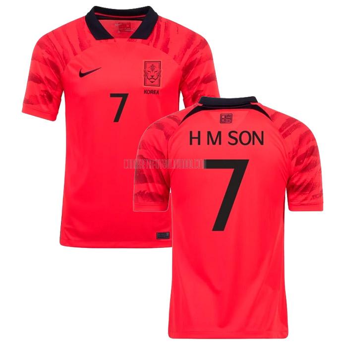 camiseta h m son corea del sur copa mundial primera 2022