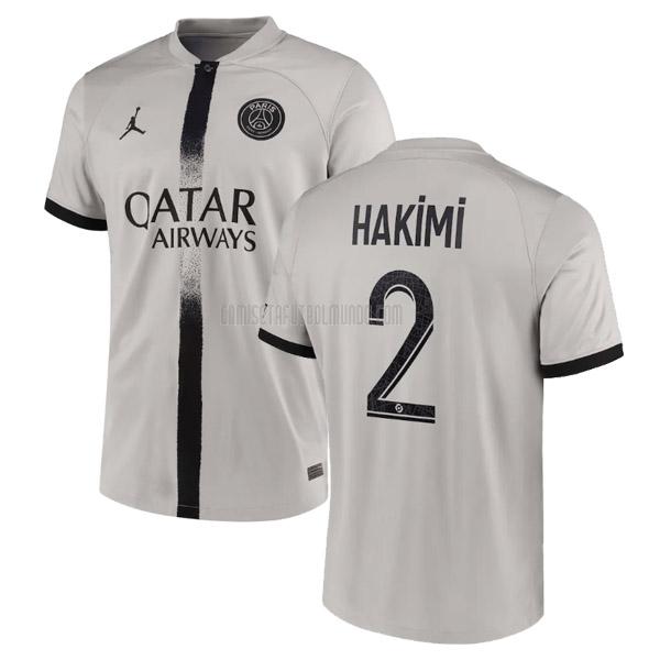 camiseta hakimi paris saint-germain segunda 2022-2023