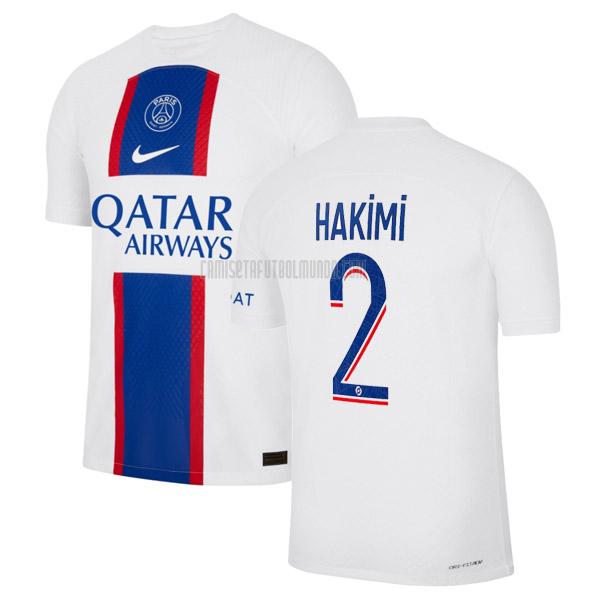 camiseta hakimi paris saint-germain tercera 2022-2023