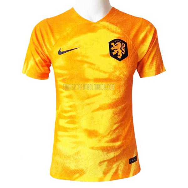 camiseta holanda copa mundial edición de jugador primera 2022