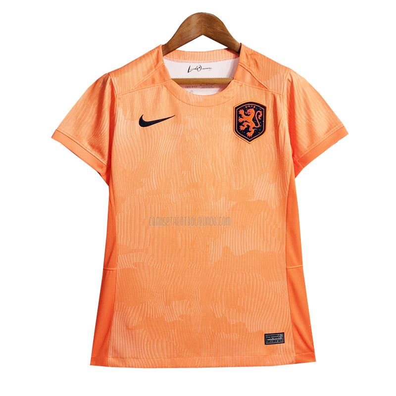 camiseta holanda copa mundial femenina mujer primera 2023