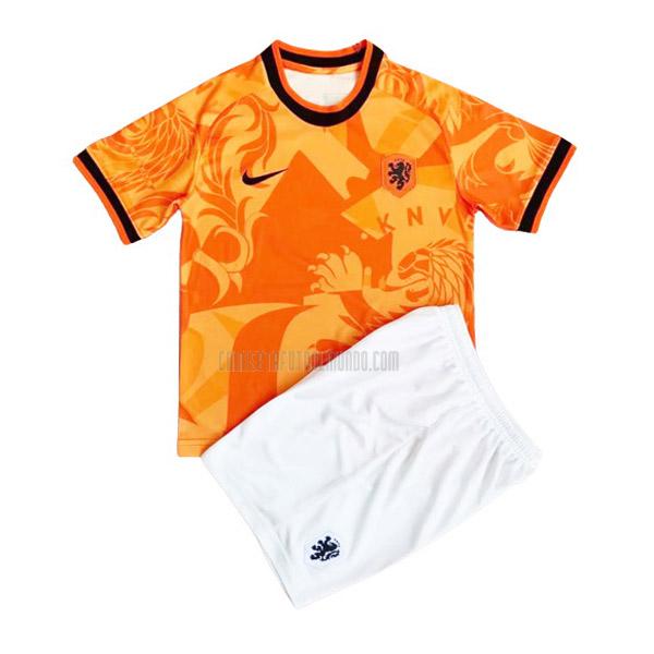 camiseta holanda niños concepto naranja 2022-2023