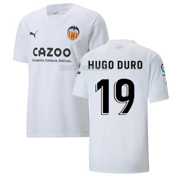camiseta hugo duro valencia primera 2022-2023