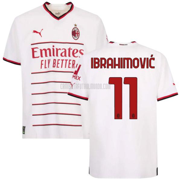 camiseta ibrahimovic ac milan segunda 2022-2023