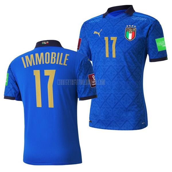 camiseta immobile del italia del primera 2021-2022