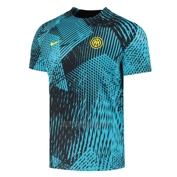 camiseta inter milan pre-match azul 2022-2023